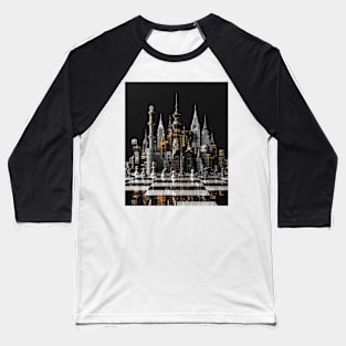 Cityscape Gambit: Skyline Chess Match Tee gift Baseball T-Shirt